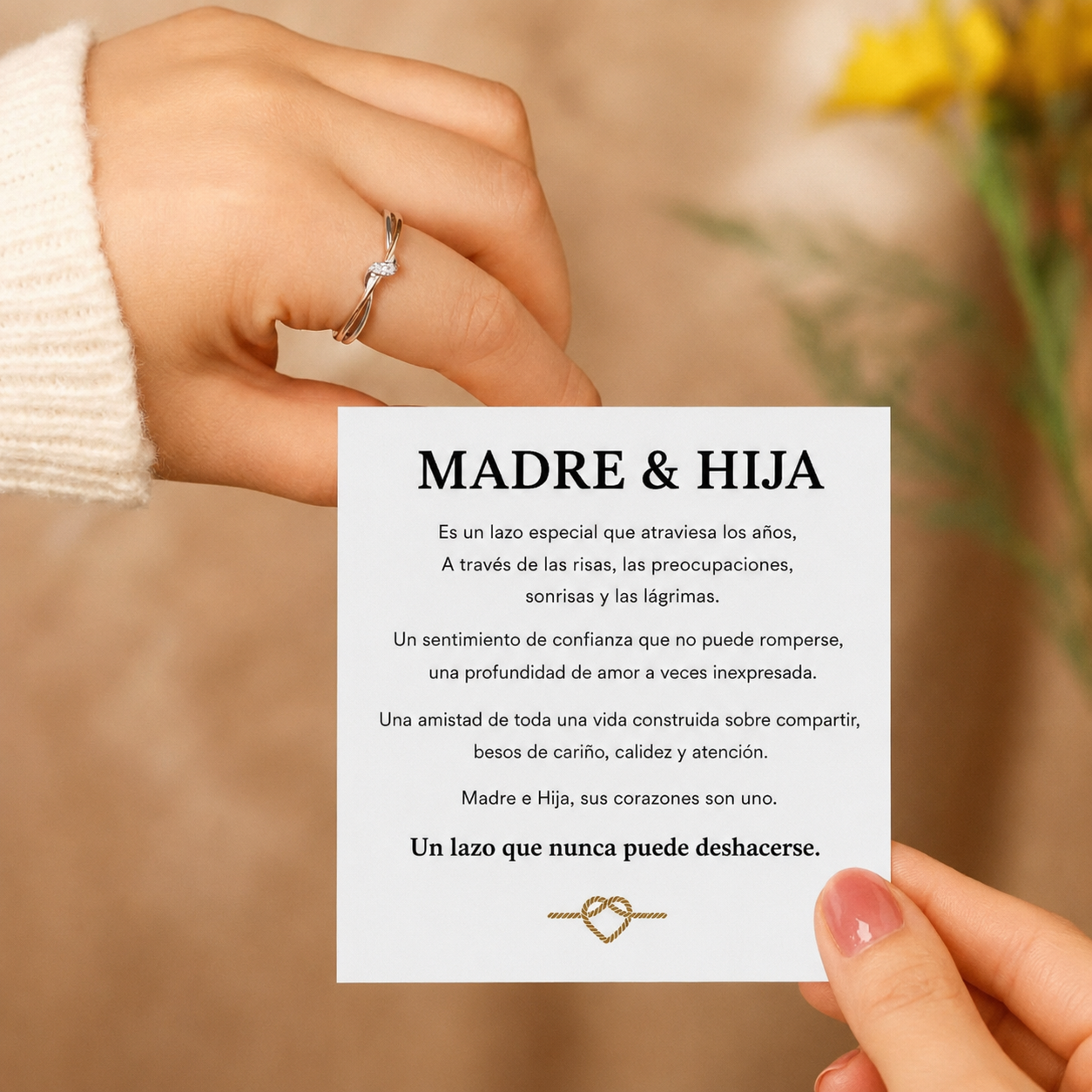 ANILLO DE ETERNIDAD MADRE-HIJA