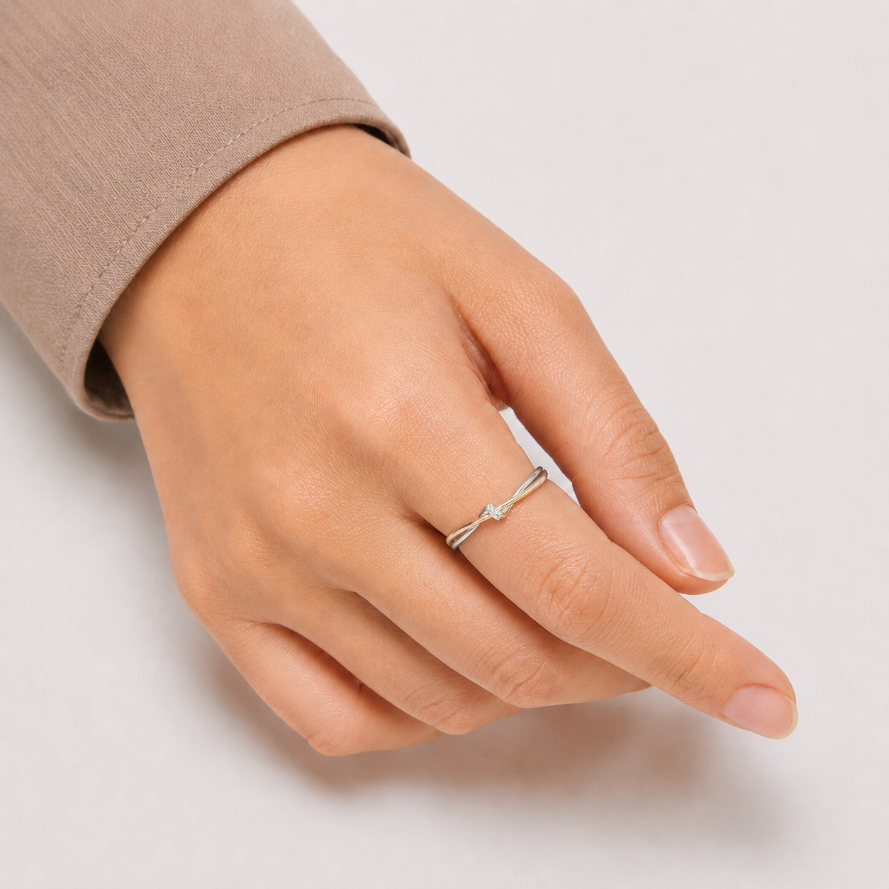ANILLO DE ETERNIDAD MADRE-HIJA