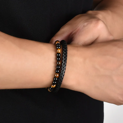 Pulsera “Escudo del Hijo” – Ojo de Tigre