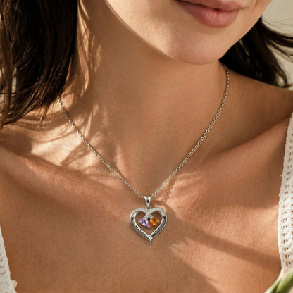 Para mi Esposa - Colla con piedra de nacimiento personalizado